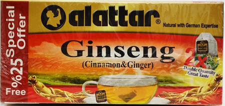 Te Alattar Ginseng Cinn & Ginger 24x