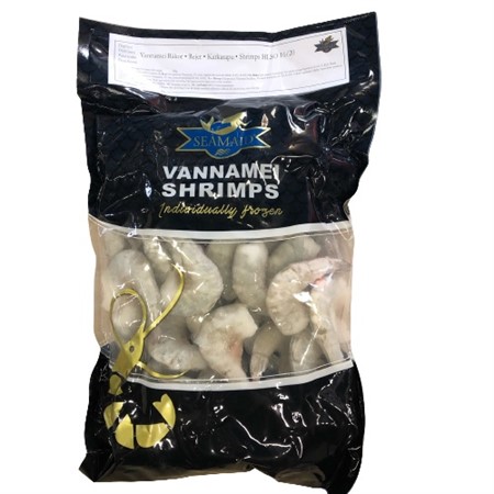 Räkor vannamei HLSO 16/20 10 x 1 kg
