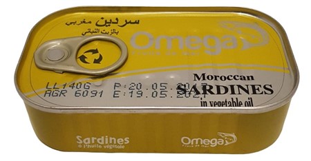 Sardiner Omega Mild   50 x 125g