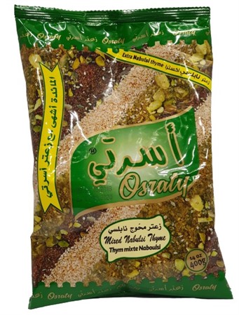Zatar Osrati Nabulsi Grön 24 x 400 g