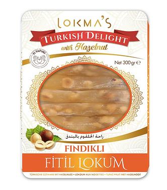 Lokum Hasselnöt Rulle 12 x 300g