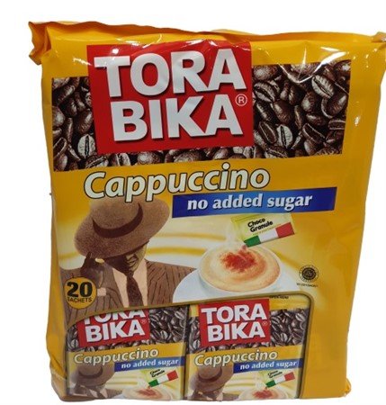 Tora Bika Cappuccino sockerfri 12 x ( 20 x 12,5g )