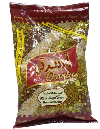 Zatar Osrati Halabi Röda 24 x 400 g