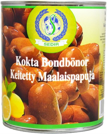 Sedir Bondbönor Burk 12 x 780g