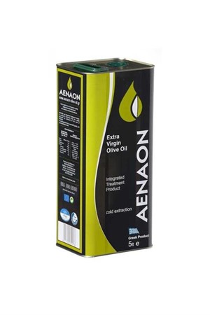 Aenaon Olivolja Extra Virgin Plåt  4 x 5 l