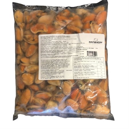 Musslor Kött Kokta 100/200  (10 x 1kg)