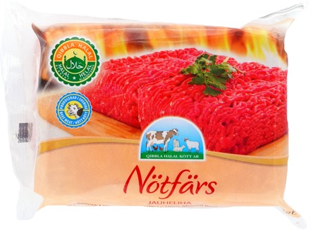 Qibbla Nötfärs 15 x 750g