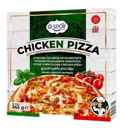 Sedir Pizza Kyckling 13 x 365 g