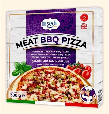 Sedir Pizza Kött BBQ 13 x 380 g