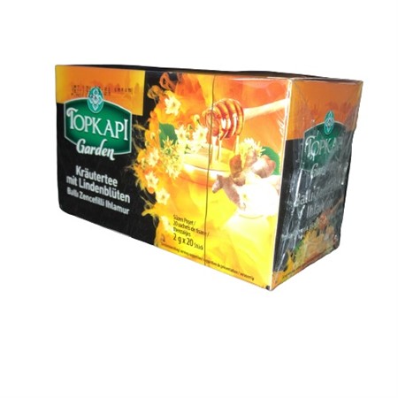 Te Topkapi Linden Honung & Ingefära 12 x 20g