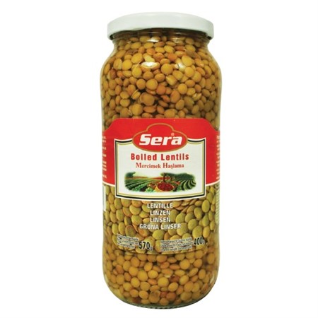 Sera Gröna Linser i glasburk (12x580ml)