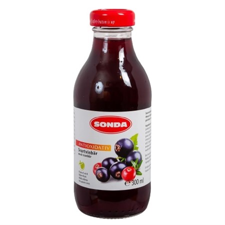 Sonda juice Svartvinbär 15 x 300 ml