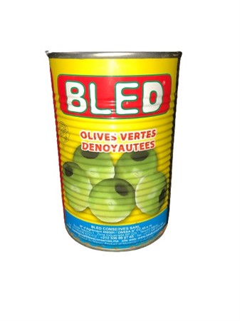Ma Urkärnat grön oliv 24 x 400 g