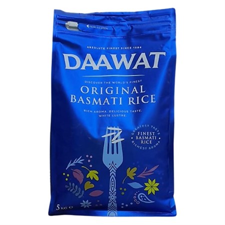 Ris Basmati Daawat Original Blå  x 5kg