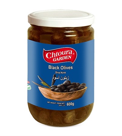 Svart oliver Chtoura 12 x 600 g