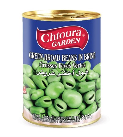 Chtoura Gröna Bondbönor 12 x 850g