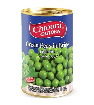 Chtoura Gröna Ärtor 24 x 400g