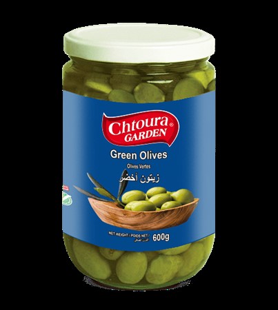 Gröna oliver Chtoura 12 x 600 g