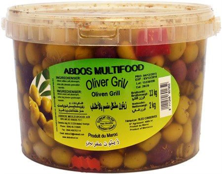 Ma oliv Grill Urkärnade 2,4 kg