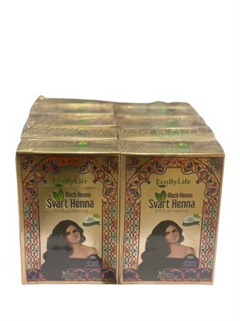 EcoByLife henna black 10 x 60 g