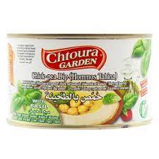 Cht Färdig Hommus Tahina med Basil(Raihan) 24 x 420 g