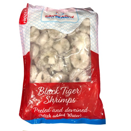 Räkor Tiger Svart P&D 16/20 20% 10 x 1Kg