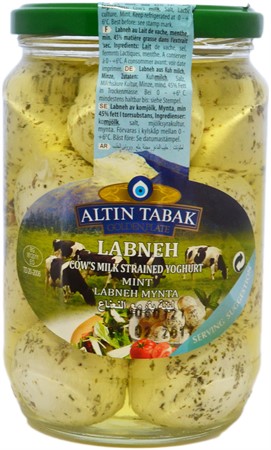 Labneh komjölk mynta 12 x 425g