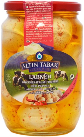 Labneh Komjölk Rödpep 12 x 425g