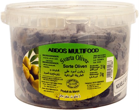 Ma oliv svart  2,4 kg