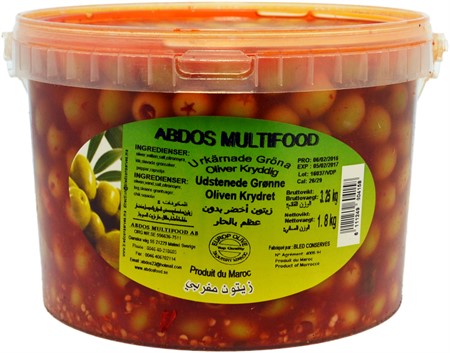 Ma oliv urkärnade krydd 2,4 kg