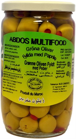 Ma oliv med pap gl 8 x
