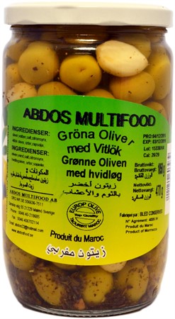 Ma oliv vitlök gl 8 x