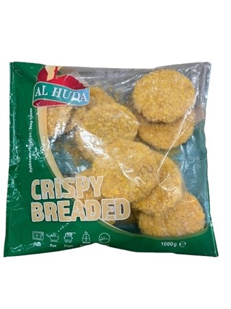 Alhuda hot crunchy burger 8 x 1kg
