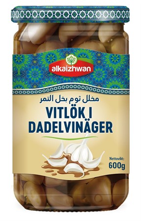 Alkaizhwan Vitlök i Dadelvinäger 12 x 600 g