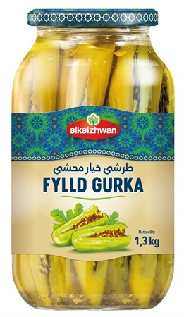 Alkaizhwan Fyllda Gurka Pickles  6 x 1,3 kg