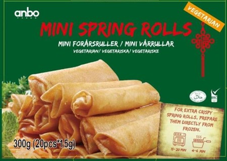 Vårrullar Tsingtao Veg 20st (30 X 300g)