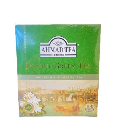 Ahmad Te Jasmin Grön Te påse 12 x 200g