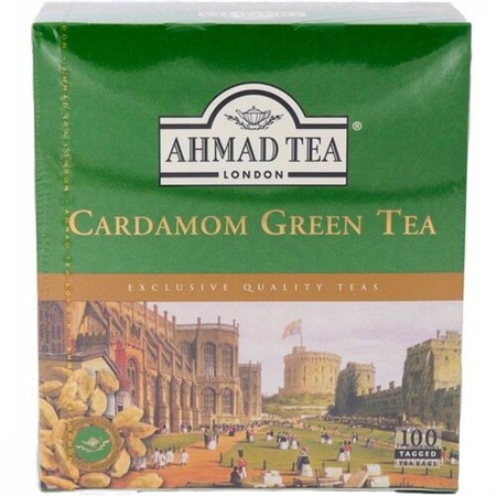 Ahmad Te Grön Te card. påse 12 x 150g