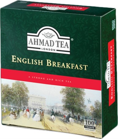 Ahmad Te English Breakfast påse 8 x 750g (300st)