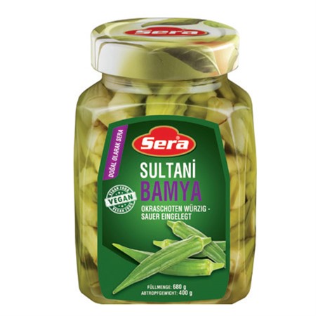 Sera Okra Sultan i Glas (12x720ml)