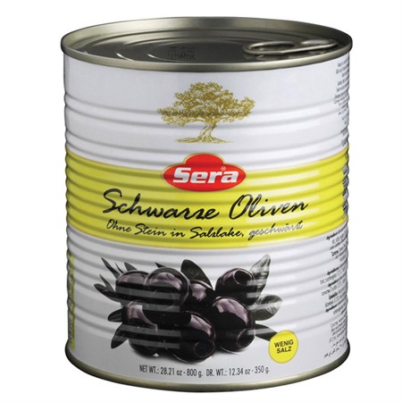 Sera S.Oliver Lättsaltade metallburk 12x850ml