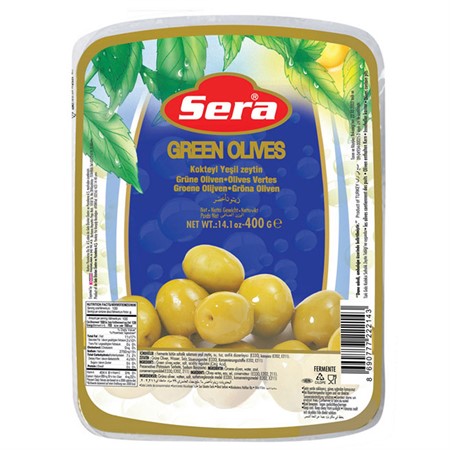 Sera Gröna Oliver vak. 24x400g