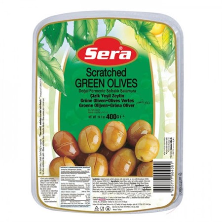 Sera Gröna Oliver Snittade vak. (24x400g)
