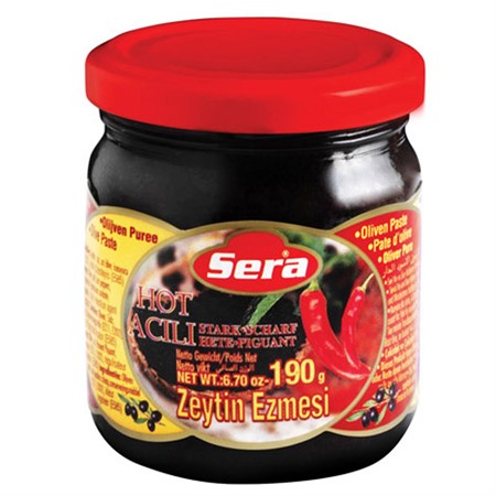 Sera Svartolivpasta stark (12x210ml)