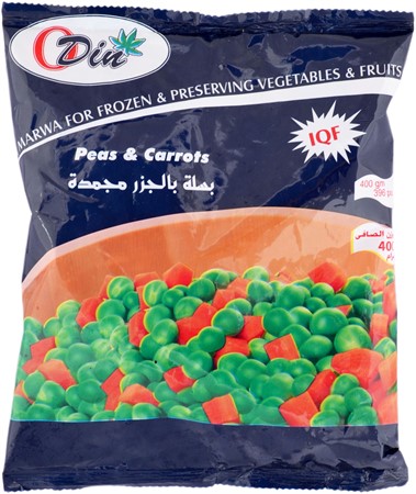 Odin Morötter och Ärtor Frys 20 x 400g
