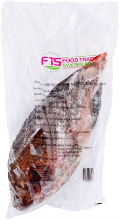 Fisk Tilapia 750-950 g x 10 kg