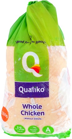 Hel Kyckling Qualiko 10 x 1300g