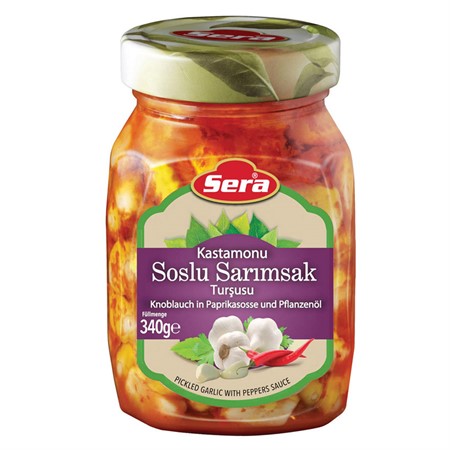 Sera Inlagda Vitlöksklyftor i Chilisås (12x350ml)