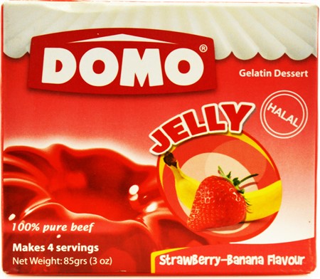 Domo Gele jord&banan 72 x 85g