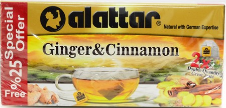 Te Alattar Ingefära & Kanel 24 x